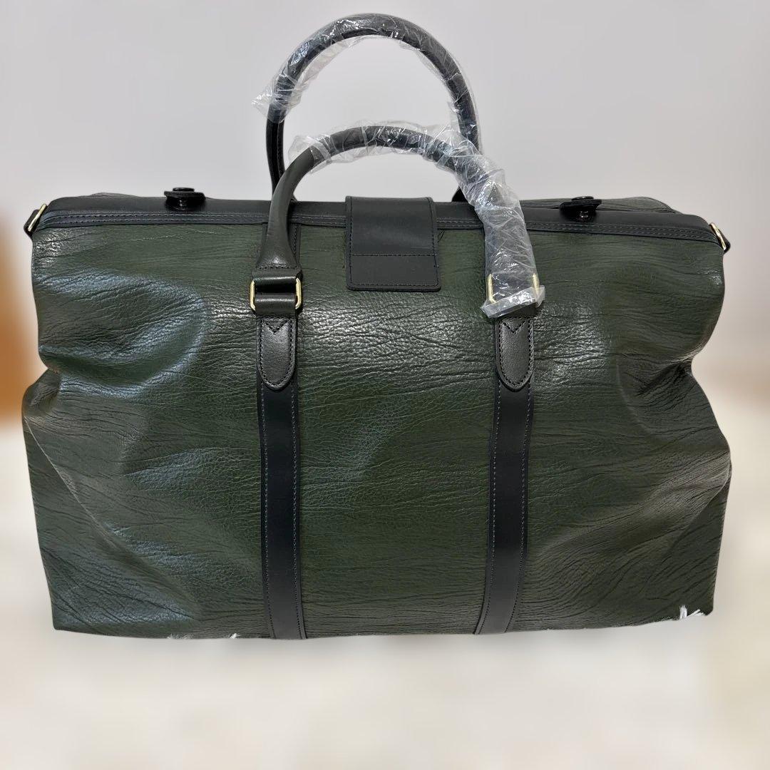 【未使用・鍵付】TROUBADOUR 2way ダレスバッグ ボストン 深緑