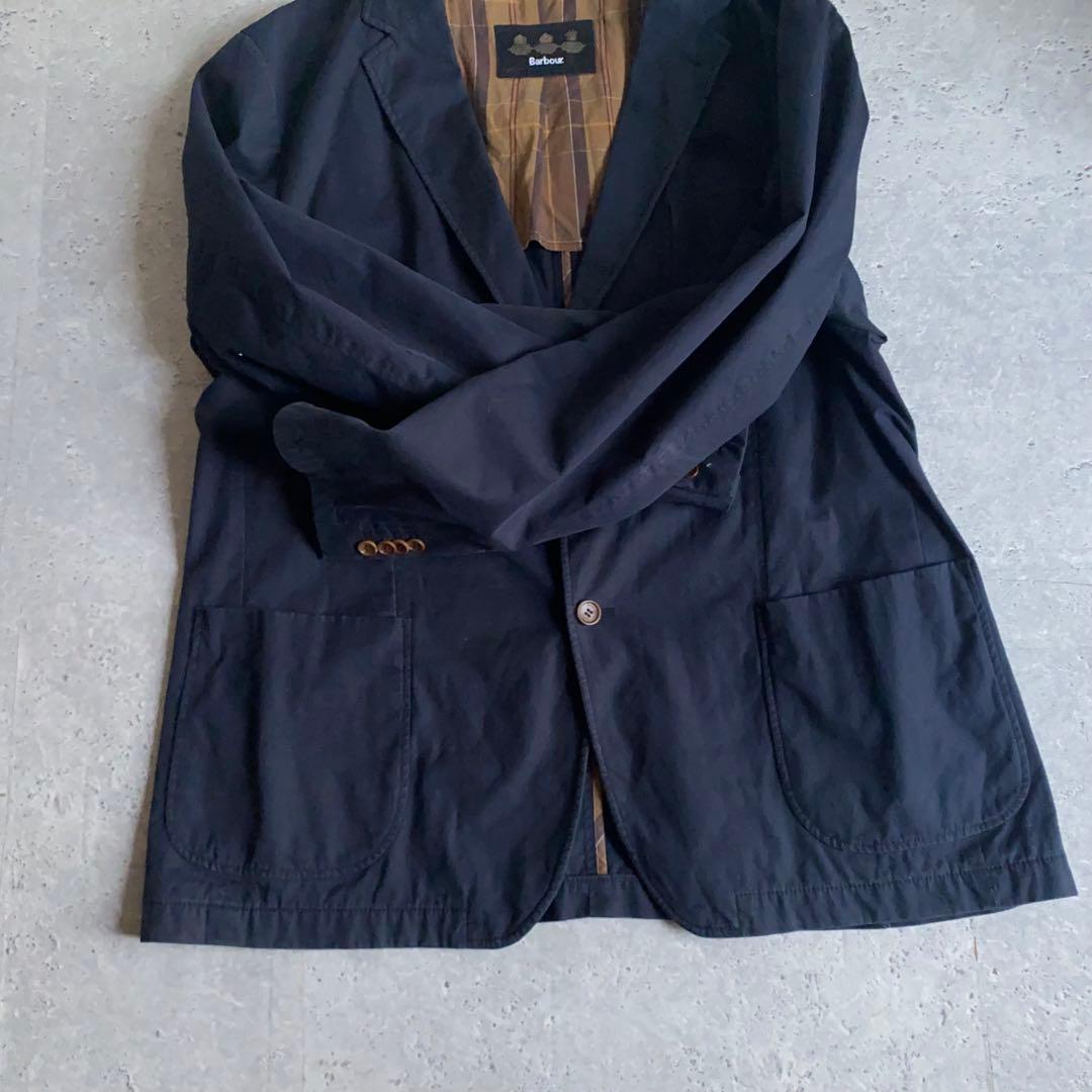古着 BARBOUR コットンジャケット ブレザー オーバーサイズ