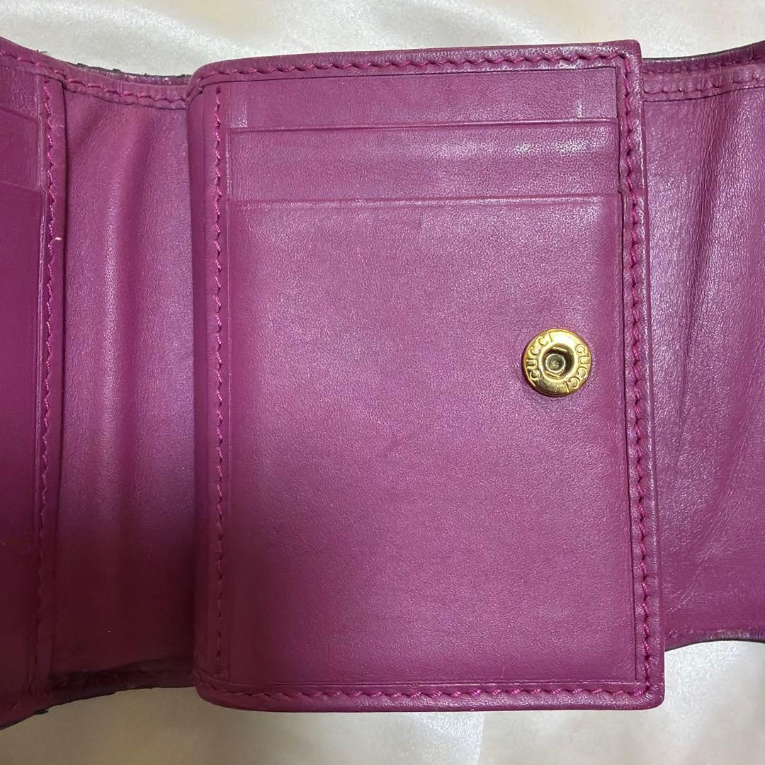 本日限定Gucci 財布　ピンク　レッド