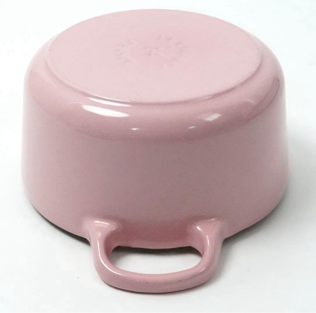 【美品】LE CREUSET　ココット ロンド シフォンピンク　14cm