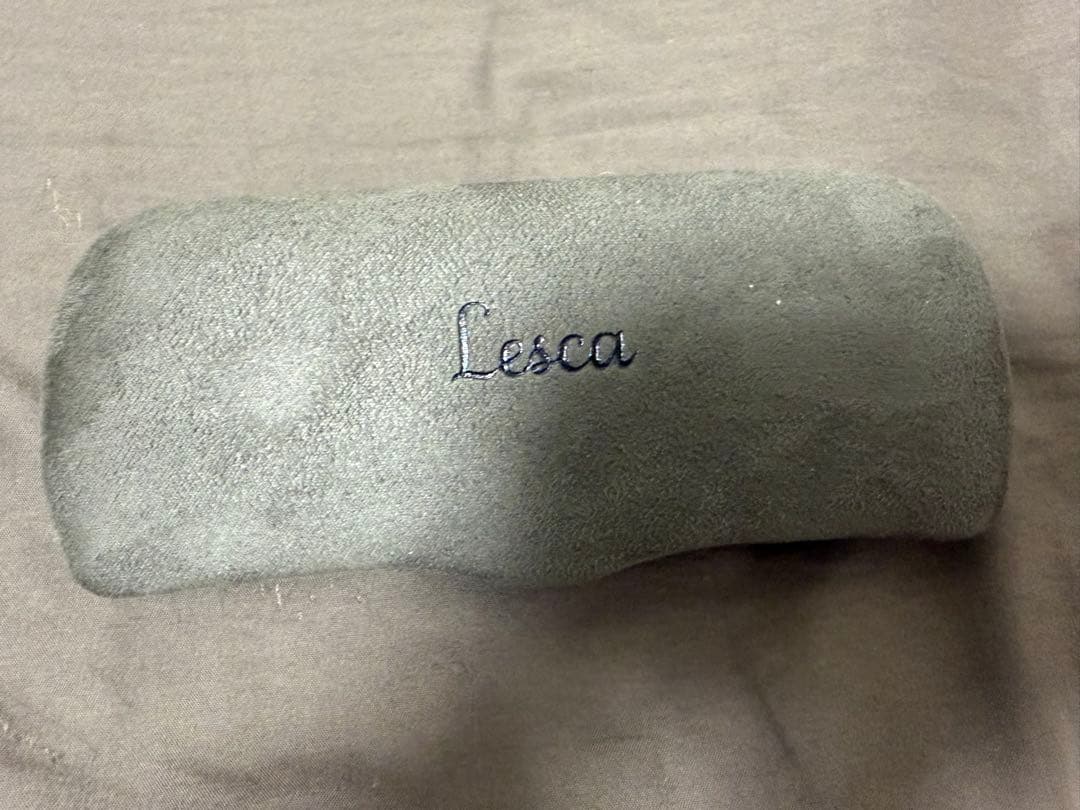 【極美品】Lesca LUNETIER PICA 44 ブラック 黒 レスカ