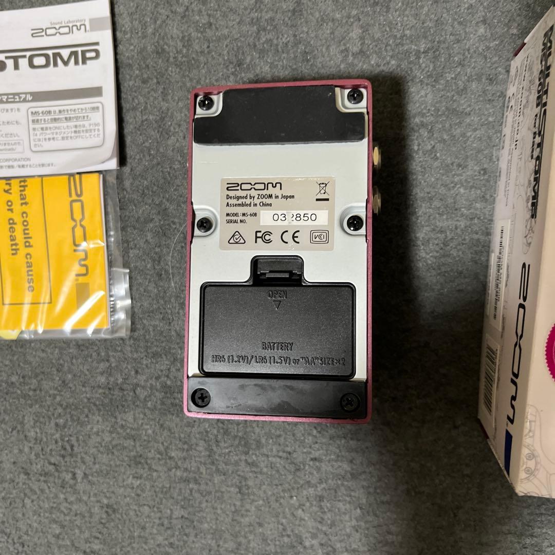 ベース zoom MS-60B MULTI STOMP