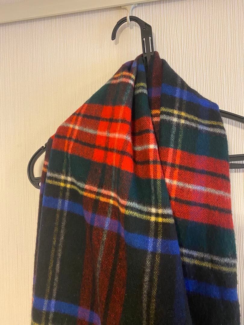 JOHNSTONS OF ELGIN チェック柄ストール