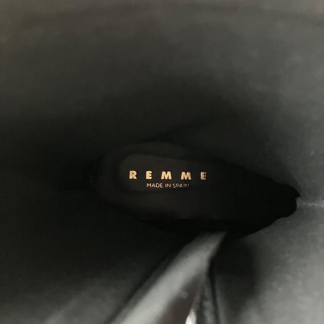 ✨新品✨REMME レメ 厚底 サイドジップ ブーツ ミドル丈 37 サイドゴア