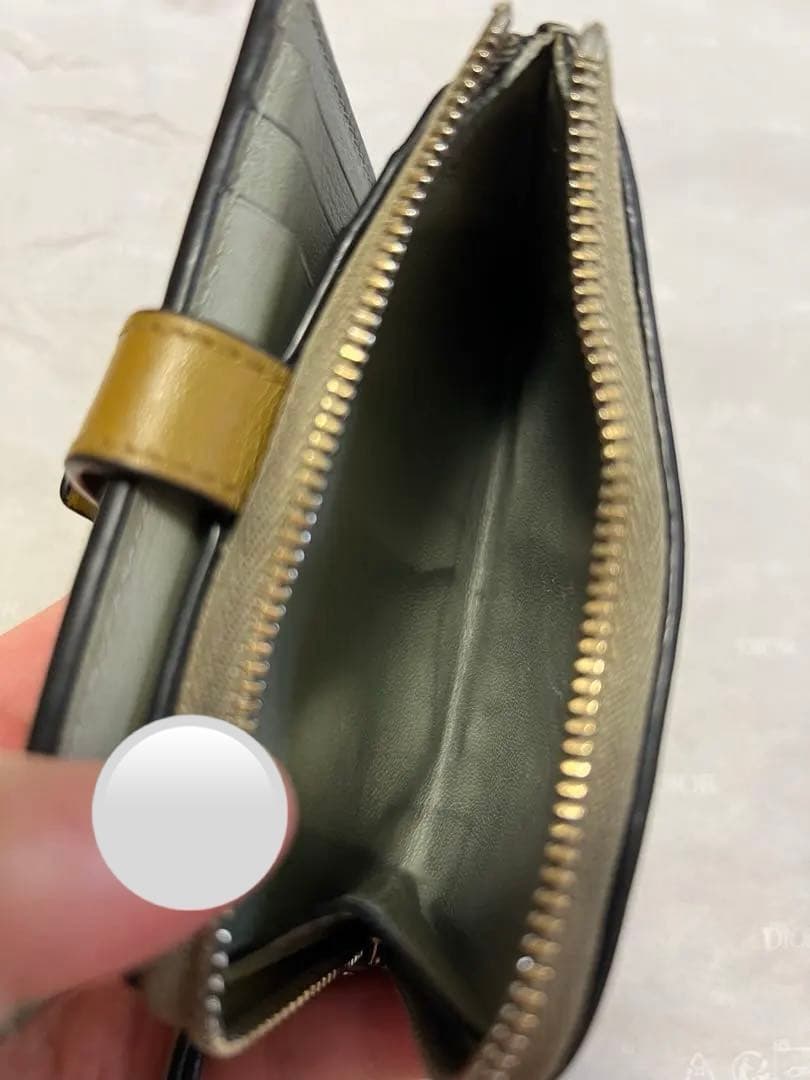 LOEWE スリム ジップ バイフォールド (ソフトグレインカーフ)