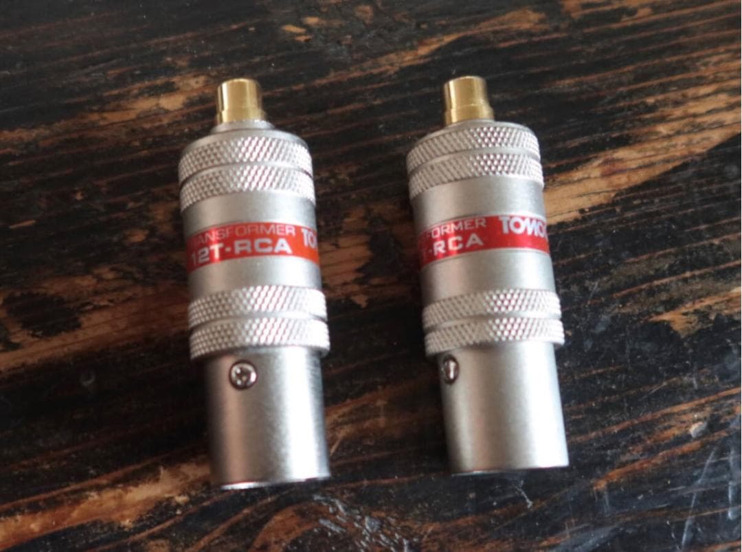 トモカ 12T-RCA キャノンオス⇔RCA変換 トランス内蔵 2個セット