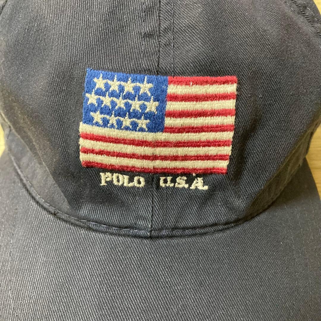 POLO by Ralph Lauren キャップ　アメリカ製　6パネル　星条旗