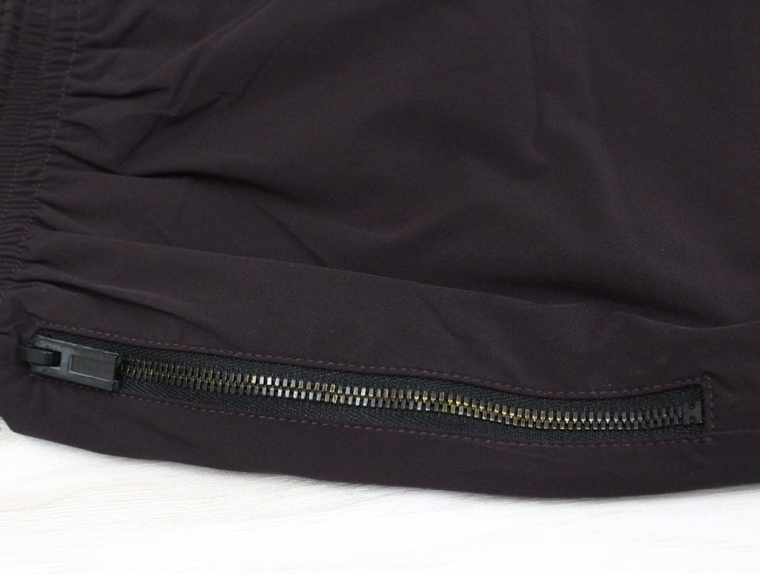 ◇美品 HERMES ダークパープル ナイロンパンツ メンズ