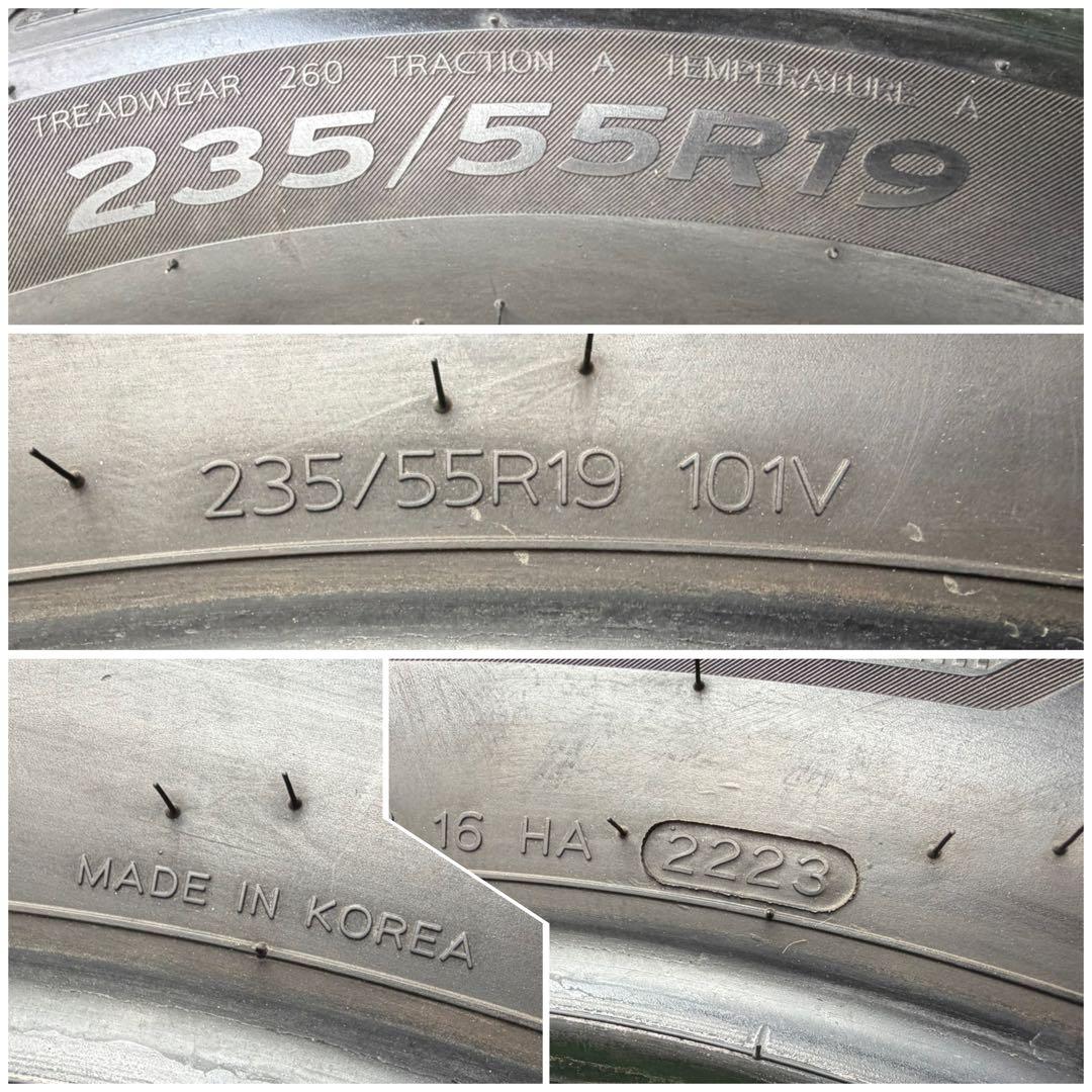 送料込235/55R19 101VハンコックVetus S1 evo3