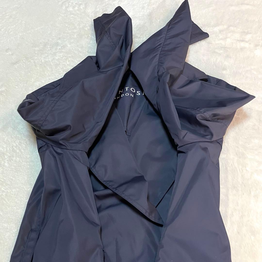 【むず様】極美品✨マッキントッシュロンドン✨ナイロンタフタコート　撥水ネイビーL