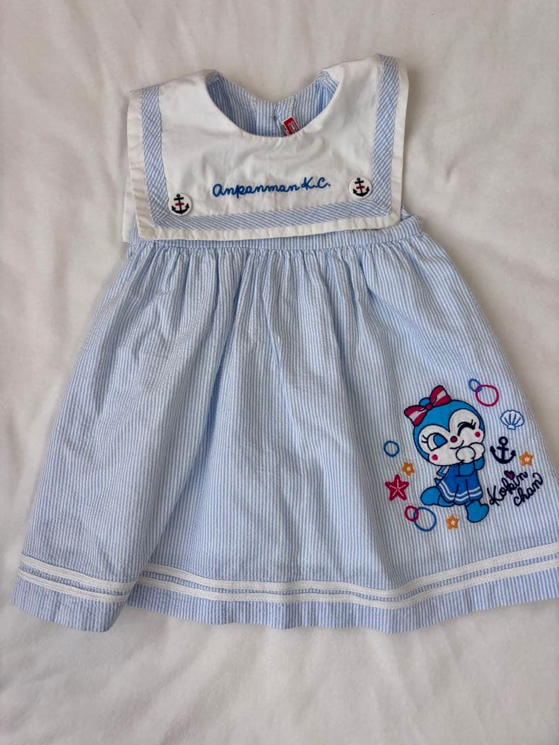 【美品】アンパンマン　ワンピース　80 ドキンちゃん　コキンちゃん