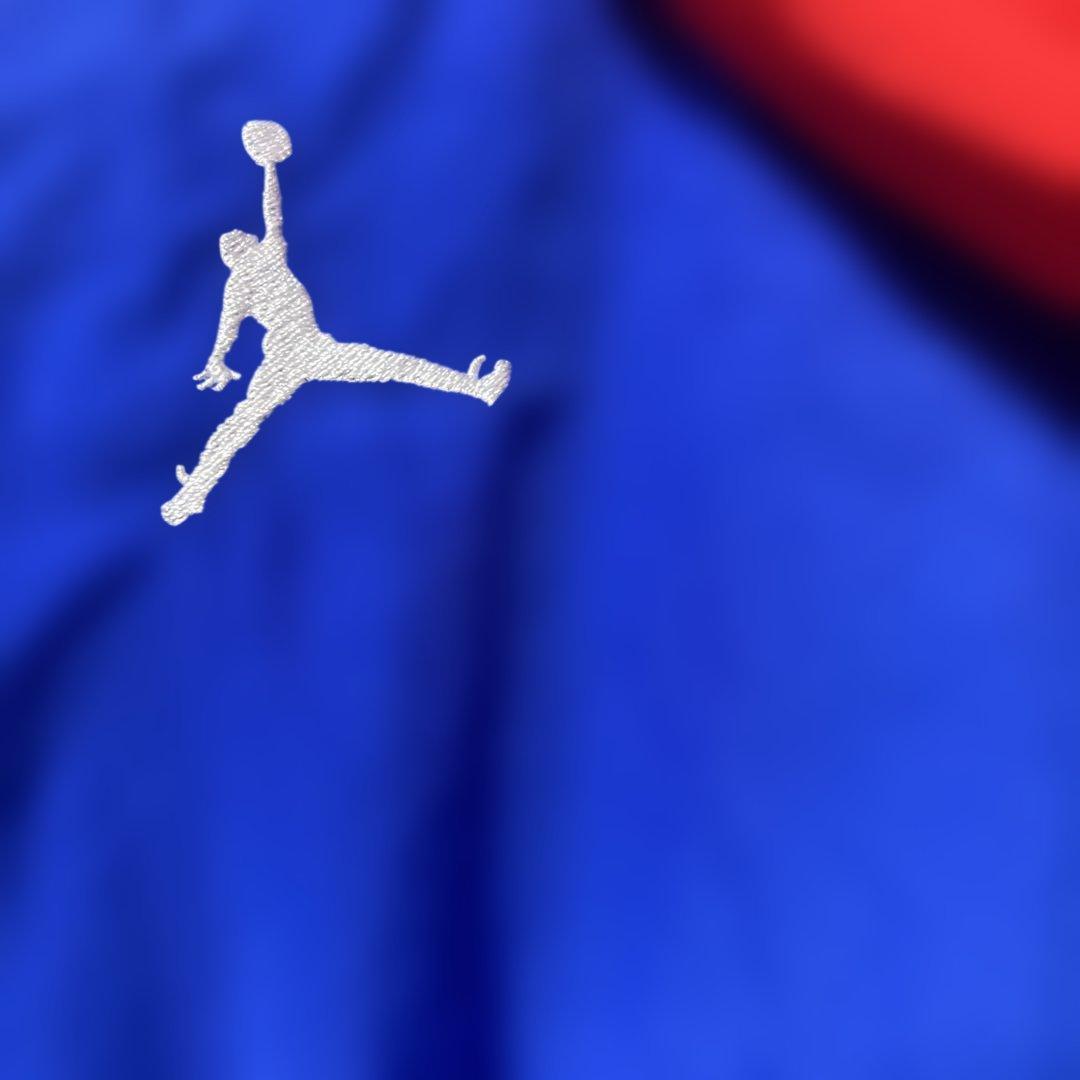 JORDAN マルチカラー ハーフジップ ジャケット ナイロン 綿 XL