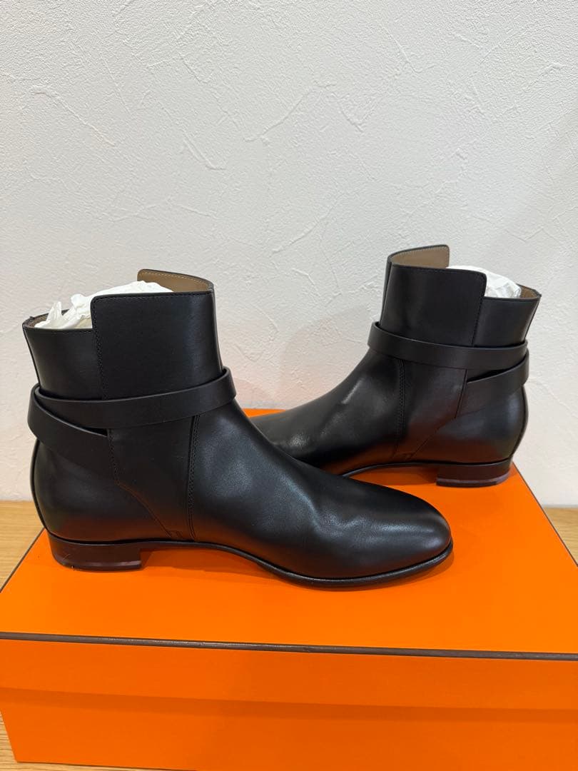 専用　極美品 HERMES エルメス ネオ 黒 39レザーブーツ ケリー