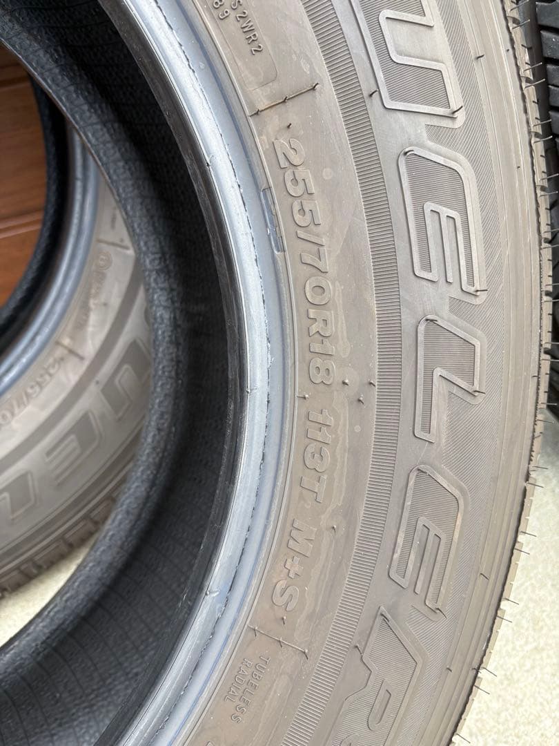 【ジャック】2023年製BRIDGESTONデューラー 255/70R18
