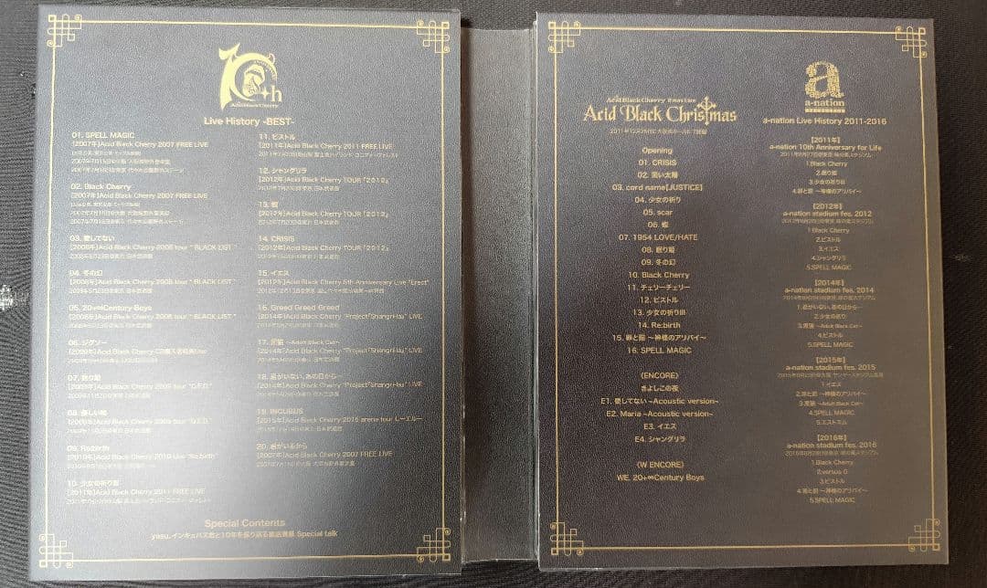 ミュージック acid black cherry 10th anniversary DVD