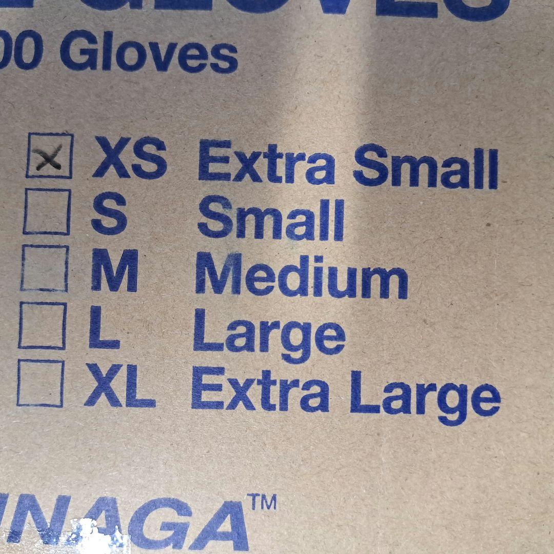 ラテックス　デンタルグローブ　XS　粉なし　送料無料
