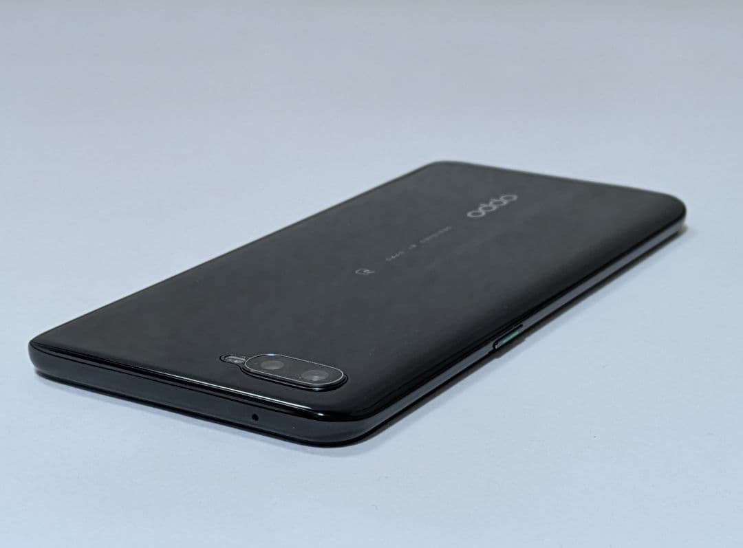 【液晶美品】OPPO Reno A CPH1983 ブラック SIMフリー