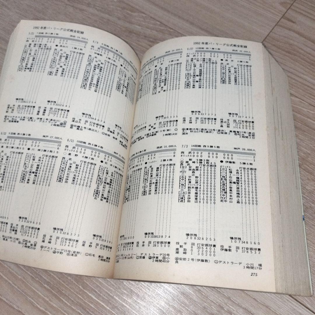 【中古】ベースボールレコードブック_7冊セット