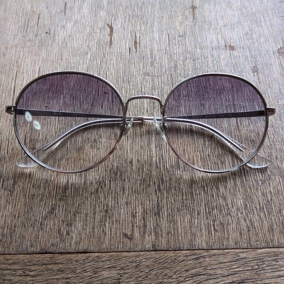 Ray-Ban RB 3612薄いブルーグラデーション サングラス ケース付き