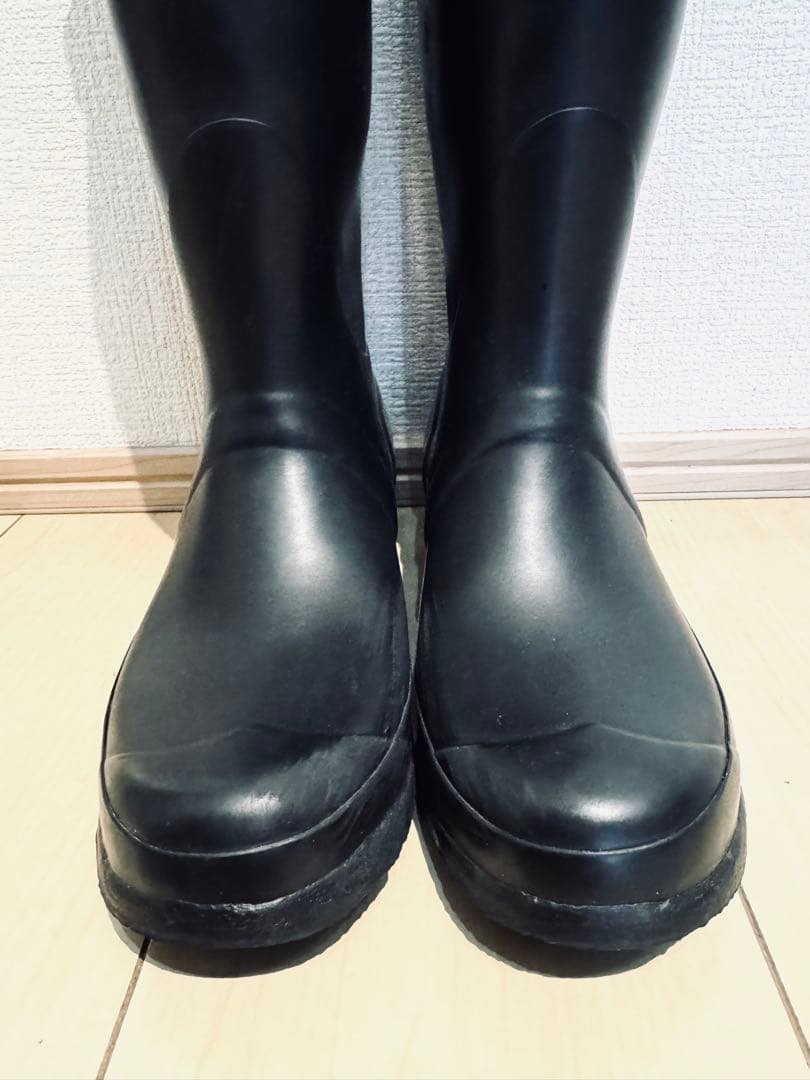 【HUNTER】レインブーツ 長靴 24cm 黒 ブラック