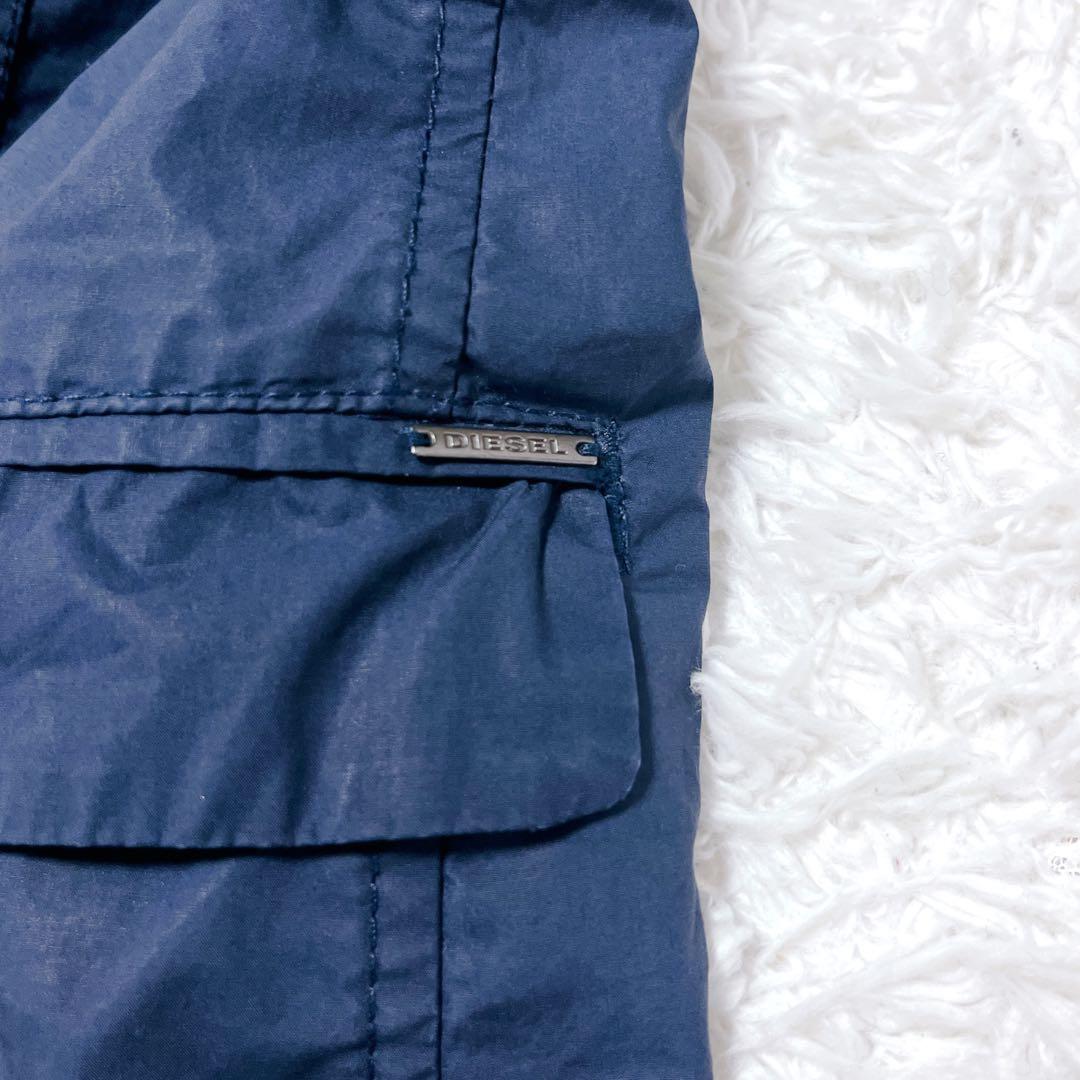 DIESEL ディーゼル ジャケット ペイズリー ネイビー 総柄 洗える 52