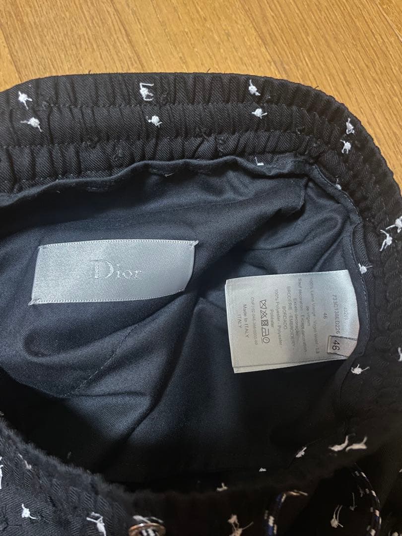 Dior テーラードジャケット テーラードパンツ セットアップ ドット刺繍2B