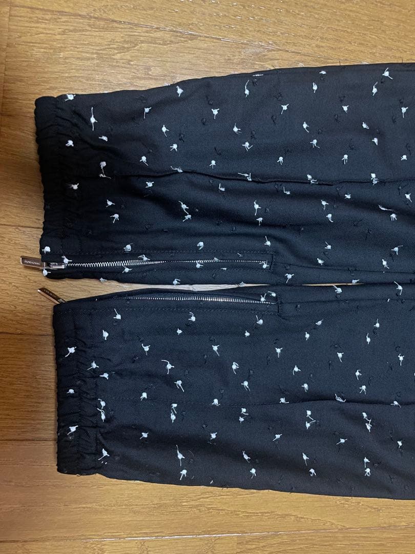 Dior テーラードジャケット テーラードパンツ セットアップ ドット刺繍2B