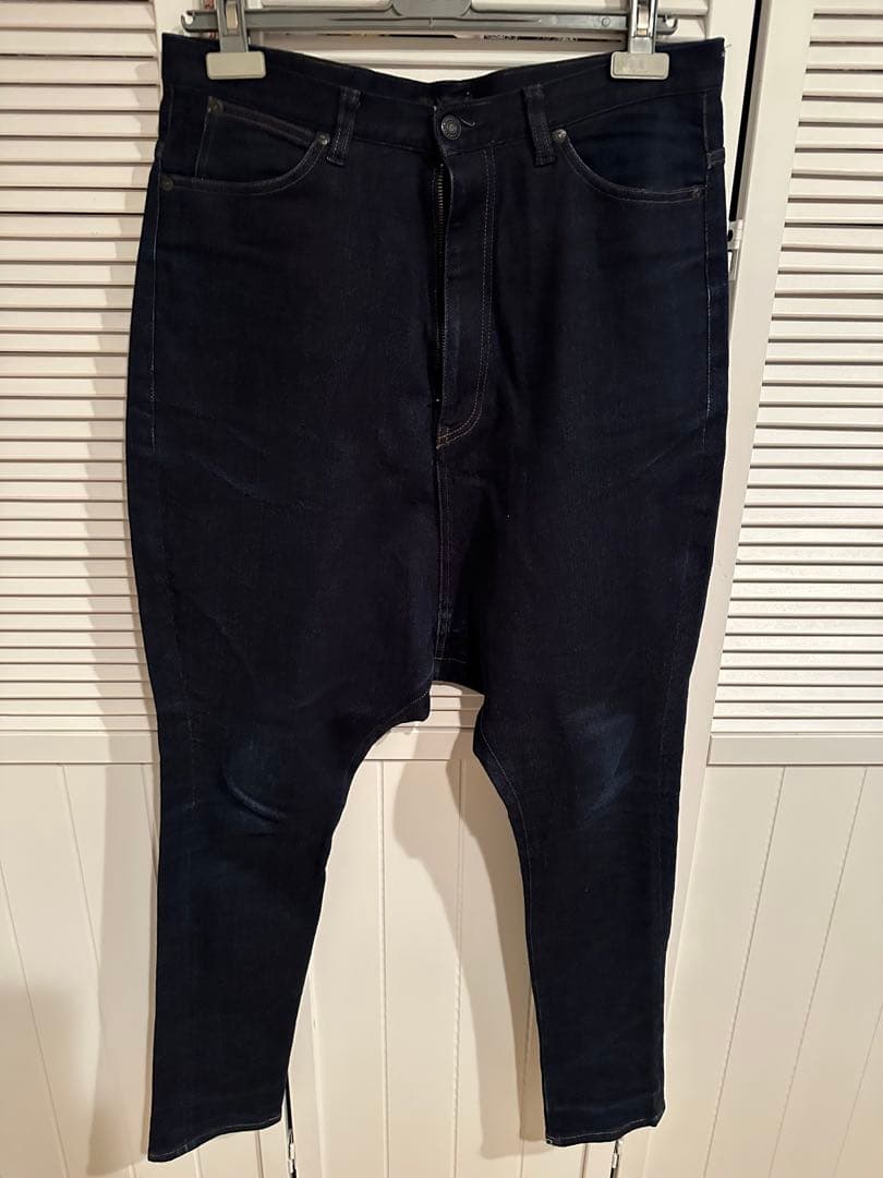 ラッドミュージシャン 2016AWサルエルパンツ ハイウエスト デニム USED