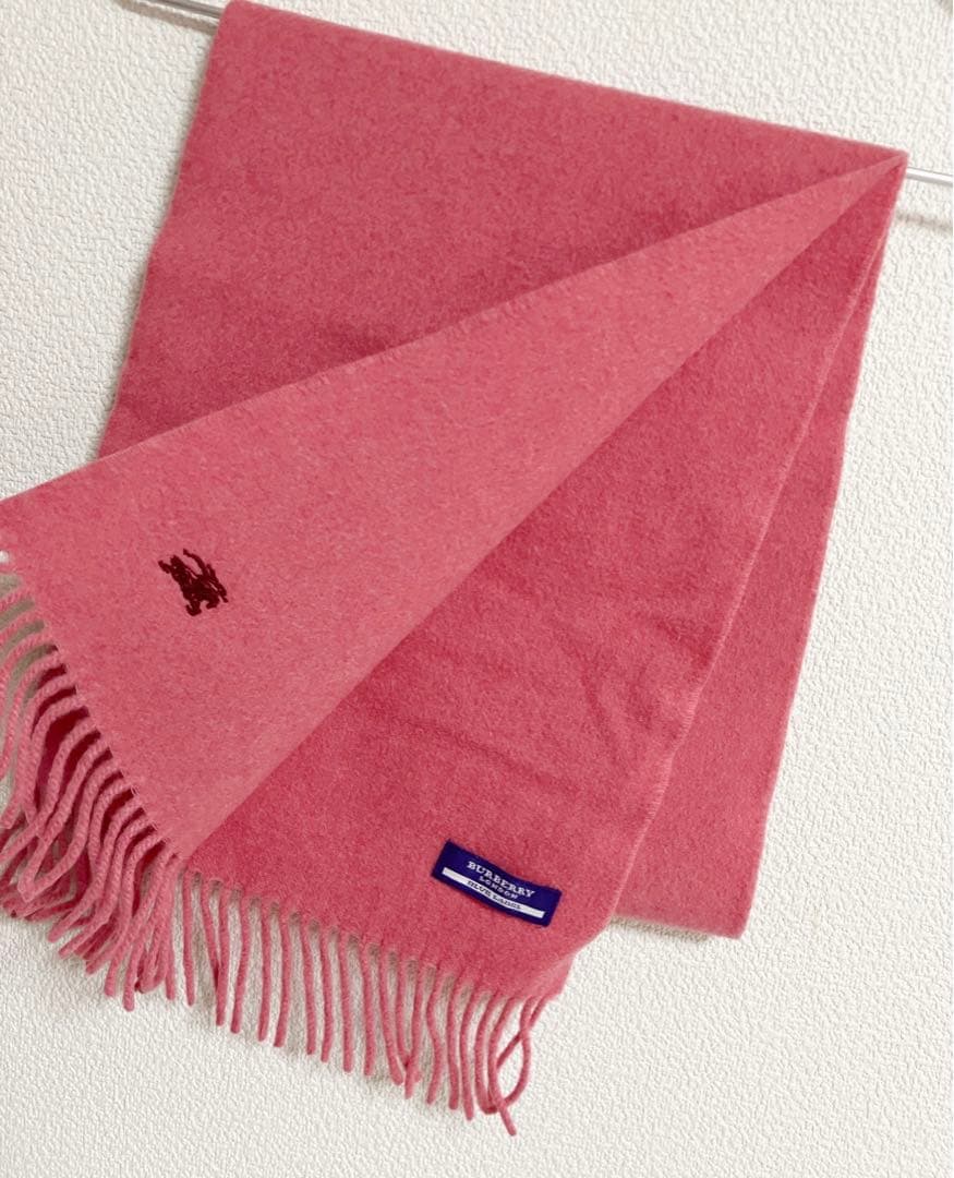 ピンクマフラー♡BURBERRY BLUE LABEL/バーバリーブルーレーベル