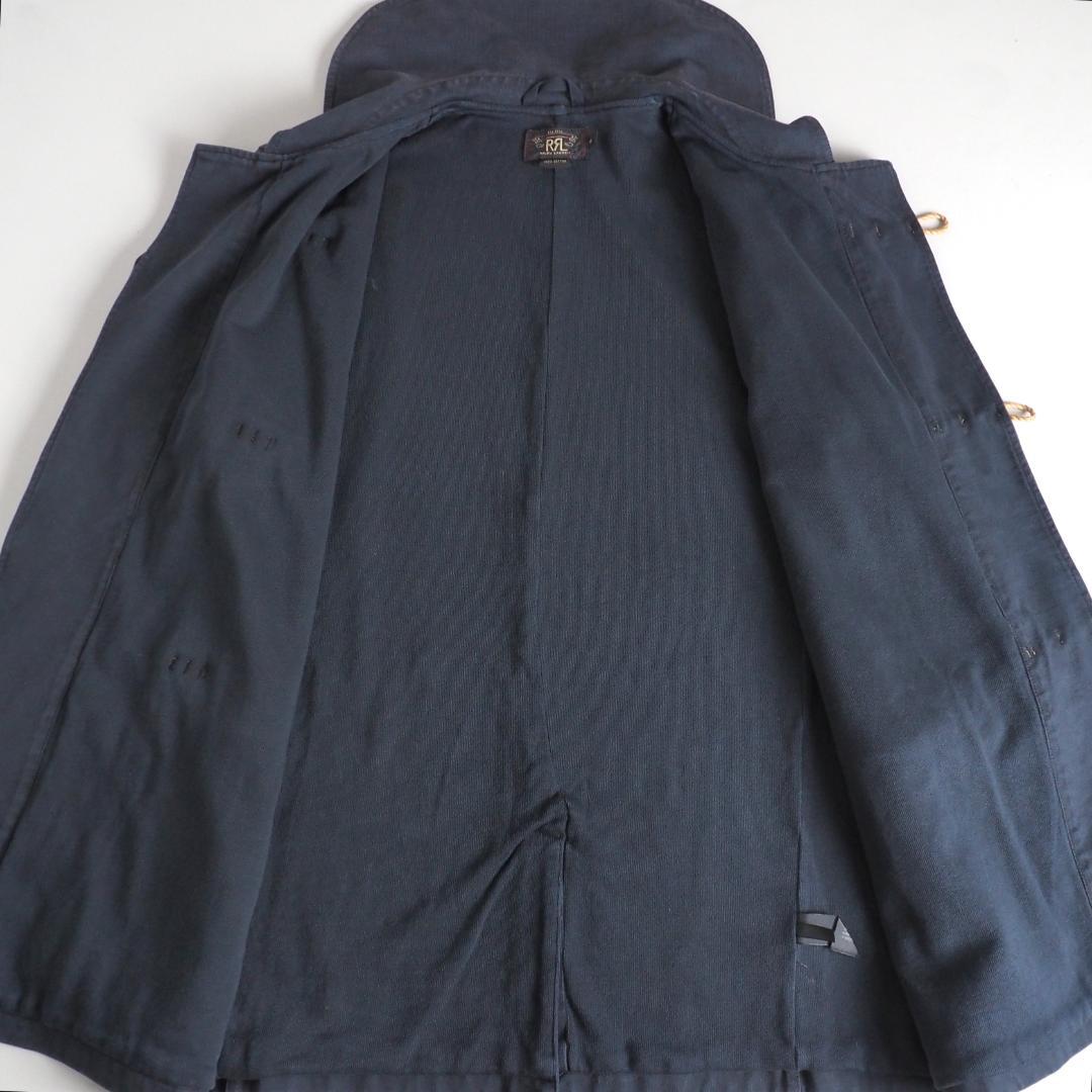 RＲＬ　ダブルアールエル　ダッフルコート　ショールカラー　ネイビー　美品