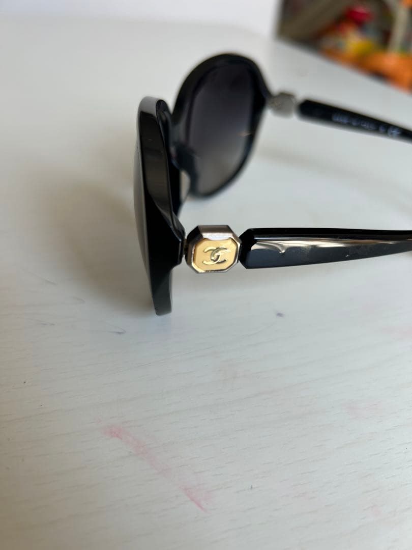 CHANELブラックグラデーションサングラス　5285-A