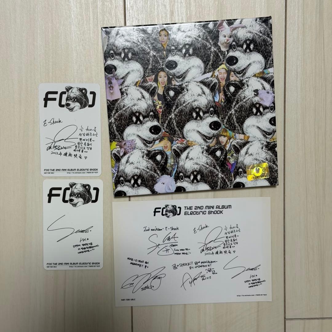 f(x) Electric Shock 2nd Mini Album トレカ付き