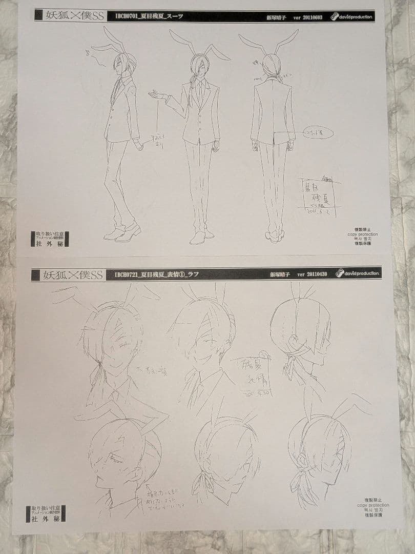 アニメ　妖狐×僕SS　設定資料