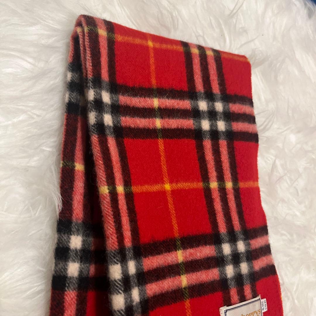 KONOHA様 Burberrys カシミヤ マフラー ノバチェック レッド