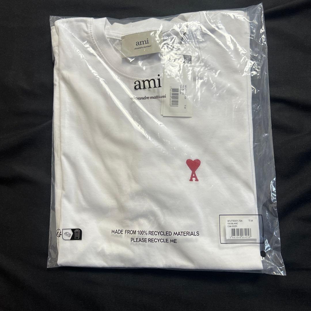 アミパリスTシャツ白サイズM新品未使用タグ付き