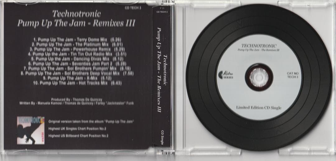 テクノトロニック　Technotronic　Pump Up The Jam　CD