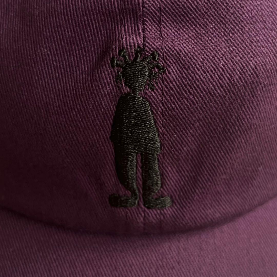 “おっふ豆腐さま専用” stussy 6パネルキャップ 刺繍ロゴ purple