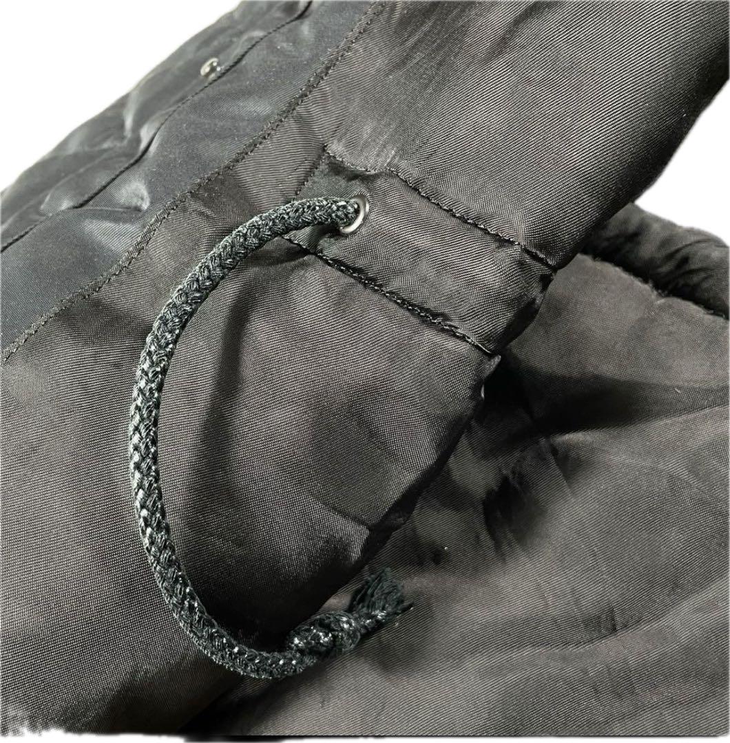 【DEUXIEME CLASSE】美品　ファー付きモッズコートブラック