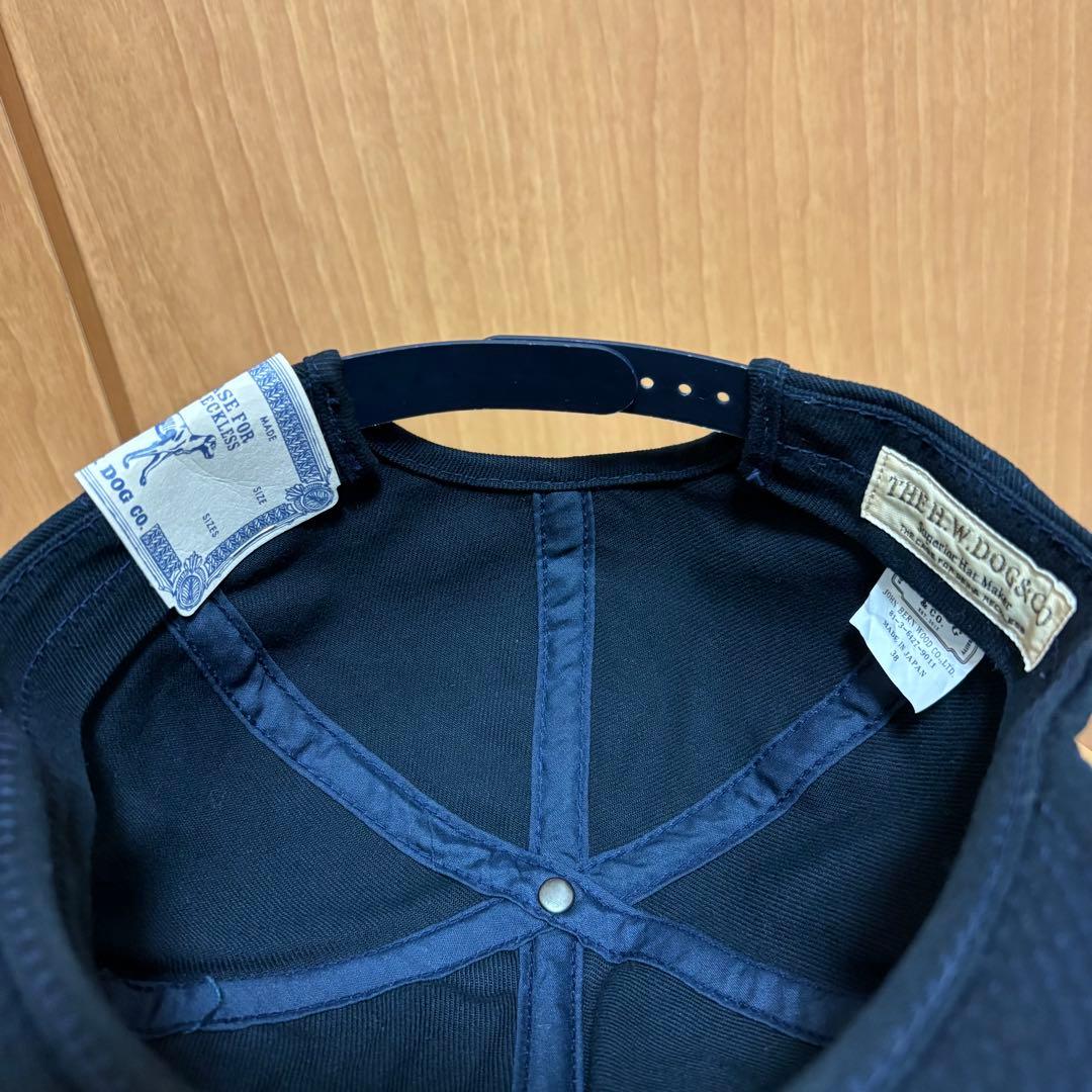 H.W.DOG & CO. ネイビー トラッカーキャップ　サイズ38