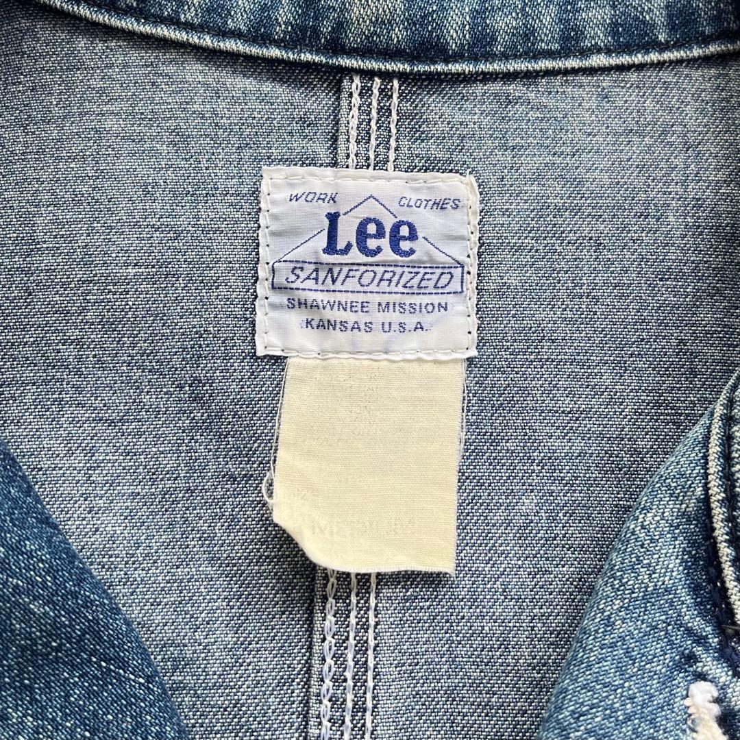 90s Lee 0412 デニム カバーオール 91-J ハウスタグ 復刻 M