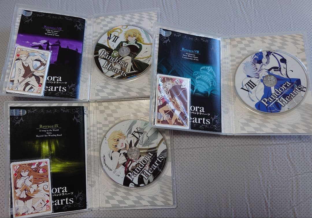 PandoraHearts 初回生産 DVD全9巻セット トランプ付