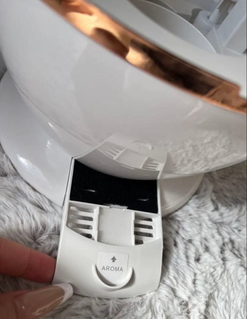 Franc Franc シレーヌ　2way アロマ加湿器　ホワイト
