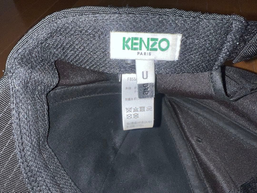 KENZO ブラック キャップ ケンゾー　帽子