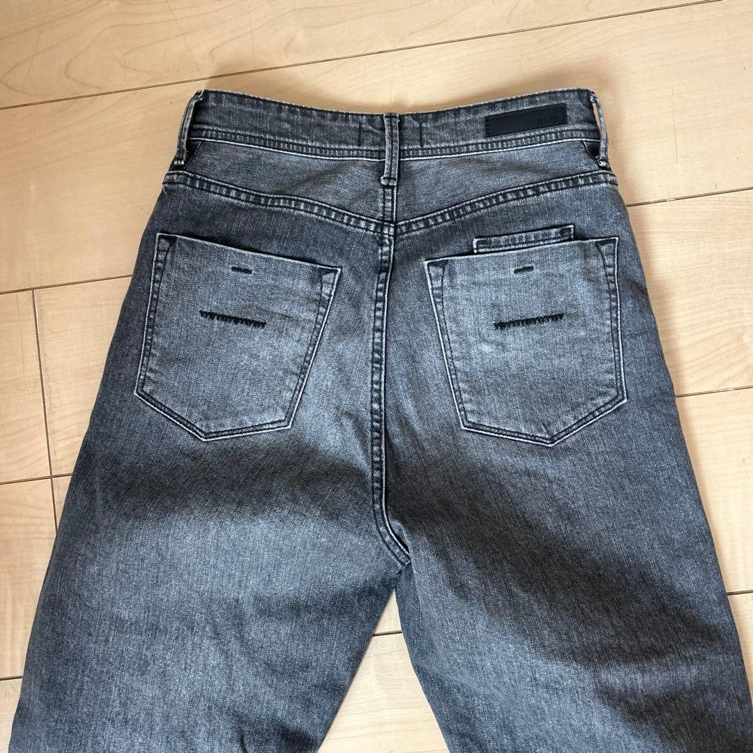 YANUK Lea グレー ストレートデニム 24