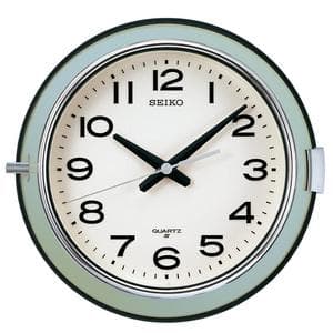 【美品】SEIKO レトロ 掛時計 KS474M　防塵 防湿 バス時計 船舶時計