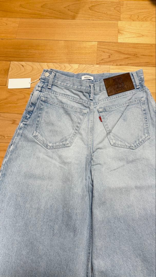パンツ BASICKS Back Front Barrel Denim M size