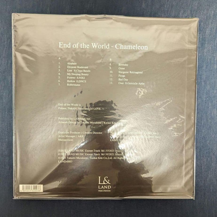 SEKAI NO OWARI Chameleon レコード LP　セカオワ