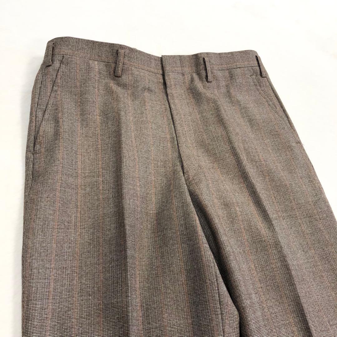 1330 DURBAN 3ピーススーツ チェック 茶　75