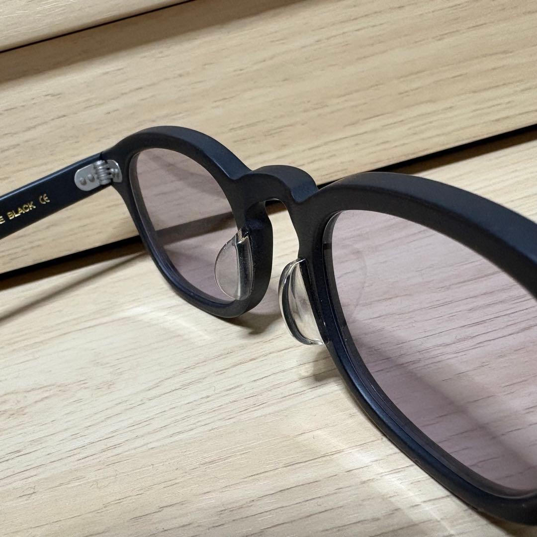 MOSCOT レムトッシュ MATTE BLACK 46 ライトパープルレンズ