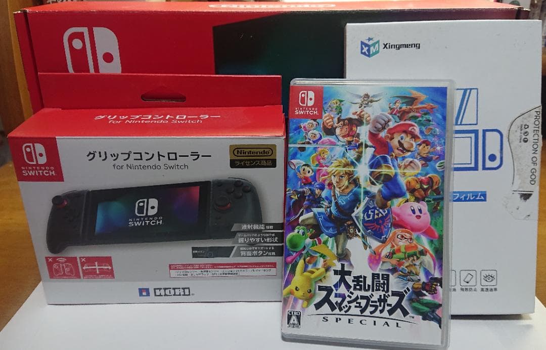 Nintendo Switch horiグリップコントローラー スマブラsp　他